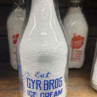 Gyr Bros Ice Cream Milk Bottle