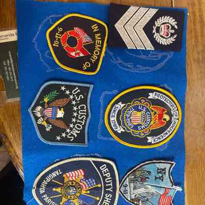Six Police/Fire Patches