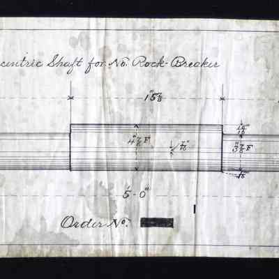 Eccentric Shaft for No. Rock Breaker