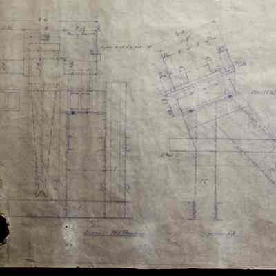 Sheave Support and Details for Old Eureka Headframe