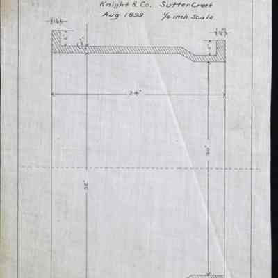 Chamber for 32 Inch Butterfly Valve for Melones Mining Co,
