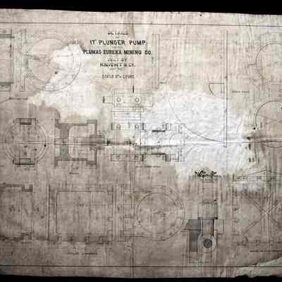 Details of 17" Plunger Pump for the Plumas Eureka Mining Co.