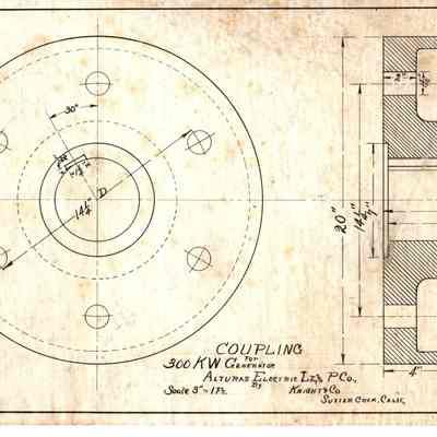 Coupling for 300 KW Generator