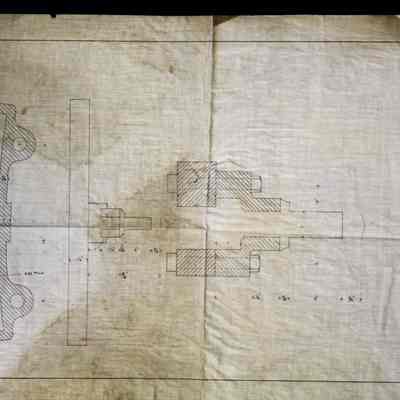 Stephenson linkage for steam engine valve gear
