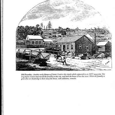Articles re: Knight patents, early foundries and gold mines of Sutter Creek