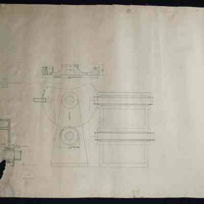 Gear and bracket details for governor