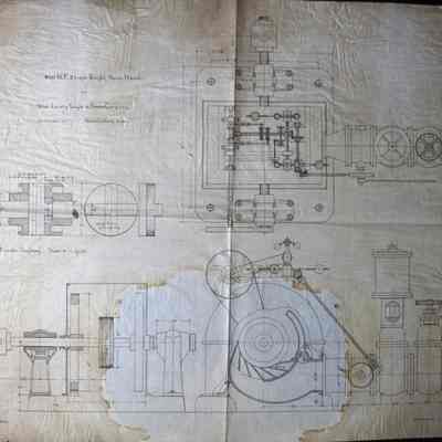 400 H.P. 31 inch Knight Water wheel for Utah County Light & Power Company.