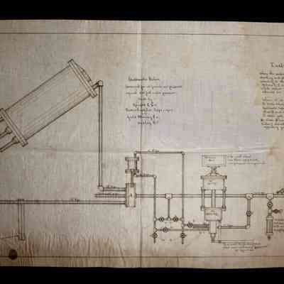 Automatic Valve Assembly Arranged for 100 Pounds Air Pressure Against 400 Foot Water Pressure