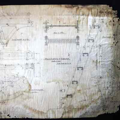 Stair & Bracket for 58" Waterwheel