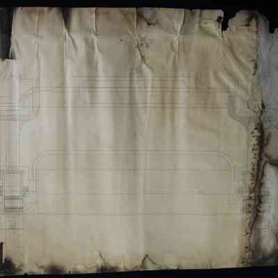 Base plate 2' 6" long holding a shaft