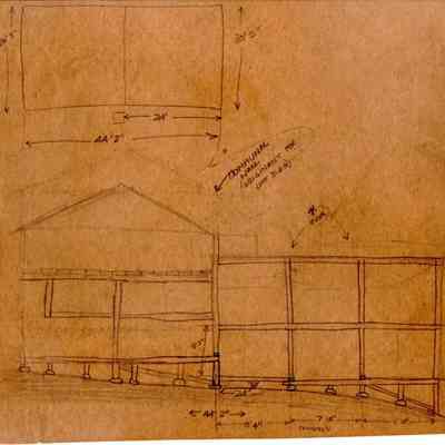 Building plans with some measurements