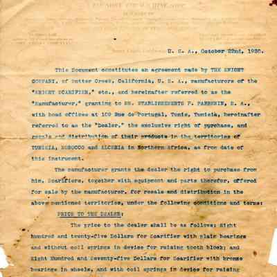 Correspondence, legal, October 22, 1930