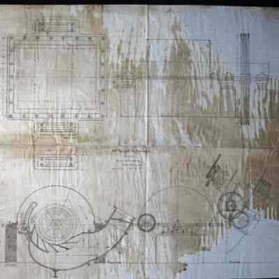 38" Knight Waterwheel with 3 views