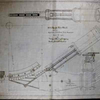 Nozzle Detail for 16 foot Knight Water Wheel
