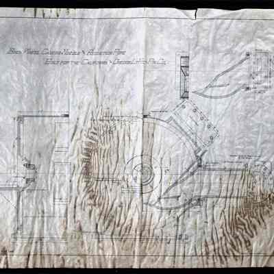 18 Inch Wheel Casing-Nozzle and Reduction Pipe Built For The California & Oregon Lt. HT. and PR. CO.
