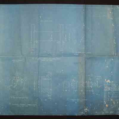 Distance shaft and couplings, mine hoist drive