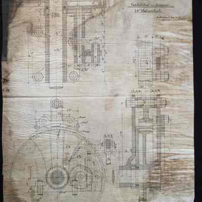 Ratchetwheel on Governor 58" Waterwheel