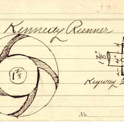 Group of 3 drawings for the Kennedy Milling and Mining Company