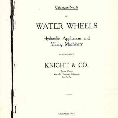Knight & Co. Catalogs, 1896 and 1912