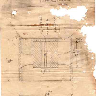 Set of 3 drawings for the Moore Mine Company