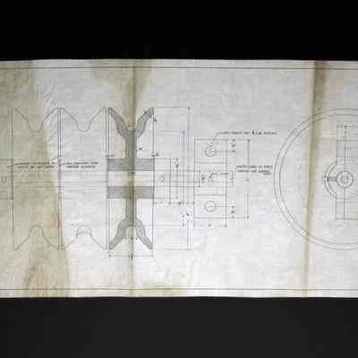 Mine Equipment - Cast Iron Rope Rollers