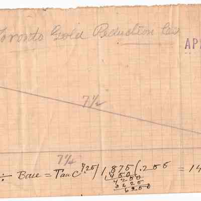 2 drawings for Toronto Gold Reduction Co.