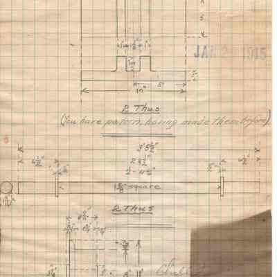3 drawings for the Treasure Mining Co.
