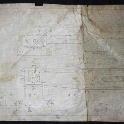 Corliss Frame for 8" x 16" Engine