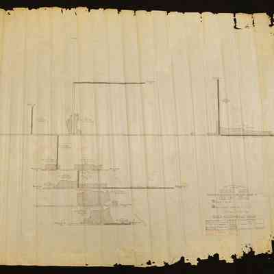 Longitudinal section through Oneida Mine showing development work done during the fiscal year 1900-1901