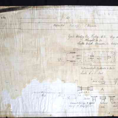 Piston Rod, Intermediate Cylinder and Valve for Yale Mining Co. Hedley, B.C.