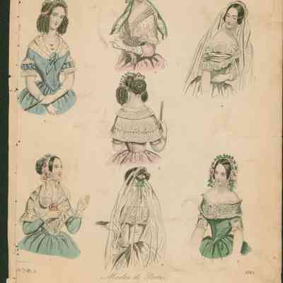 7 Torsos, 2 with Bridal Veils