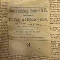 Receipt in the pages of the Bible