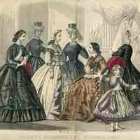 Godey’s Fashions for October 1864 - Image 2