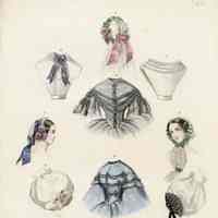 2 Bodices, 2 Chemisettes, 2 Undersleeves, 3 Caps