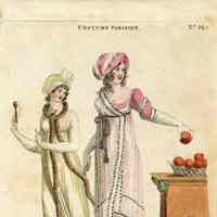 2 Ladies with Apples, Pink Dress, Yellow Dress