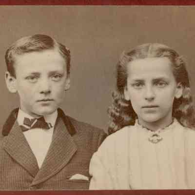 Carte-de-Visite, Charles and Evalina Guile