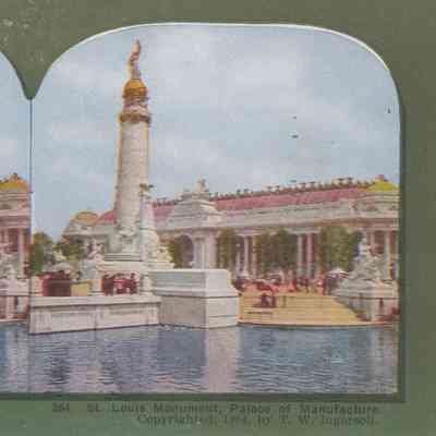 St. Louis Monument, Palace of Manufacture