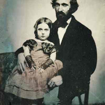 Girl in Dad's Lap - No Case