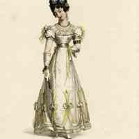 Ball Dress, Yellow Looped Ribbon Ornament - Image 2