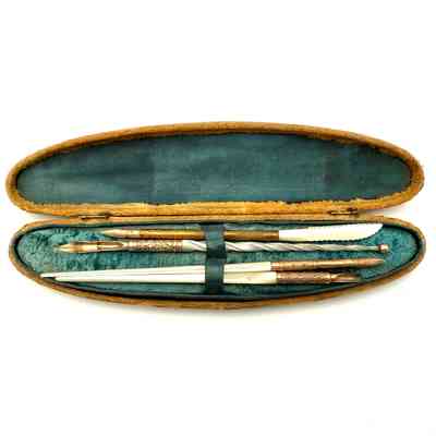 Pen Case with Pens