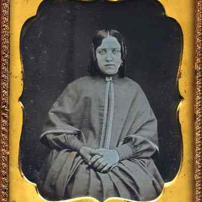 Woman in Fine Wool Wrap