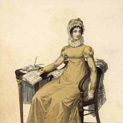 Lady Seated at Writing Table