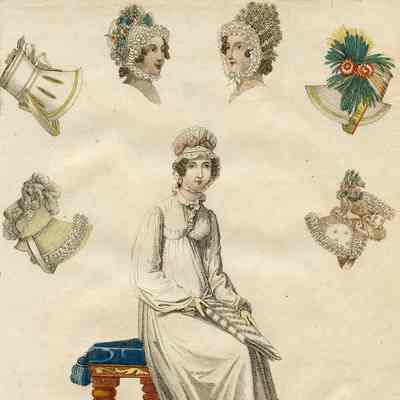Seated Lady Holding Music Book