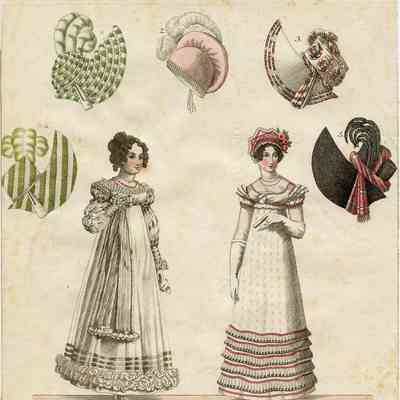 Ladies, Bonnets, and Helmet