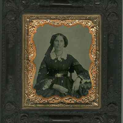 Lady Seated in Frame
