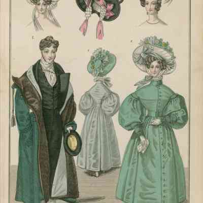 Costumes Allemand et Français 1830