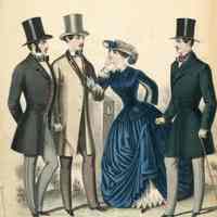 6 Men and a Woman in Riding Habit