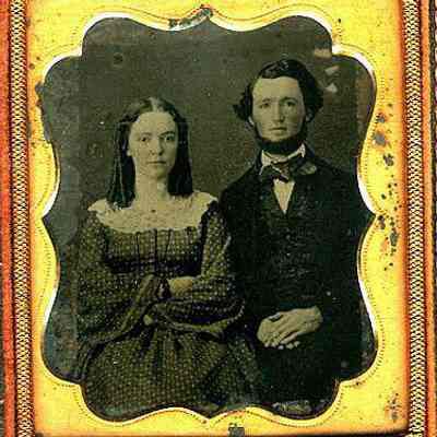 Young Couple, Lace Around Neckline