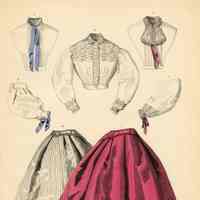 2 Skirts, A Shirt, 2 Chemisettes and Sleeves