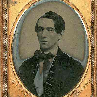 Young Man with Stripe Vest